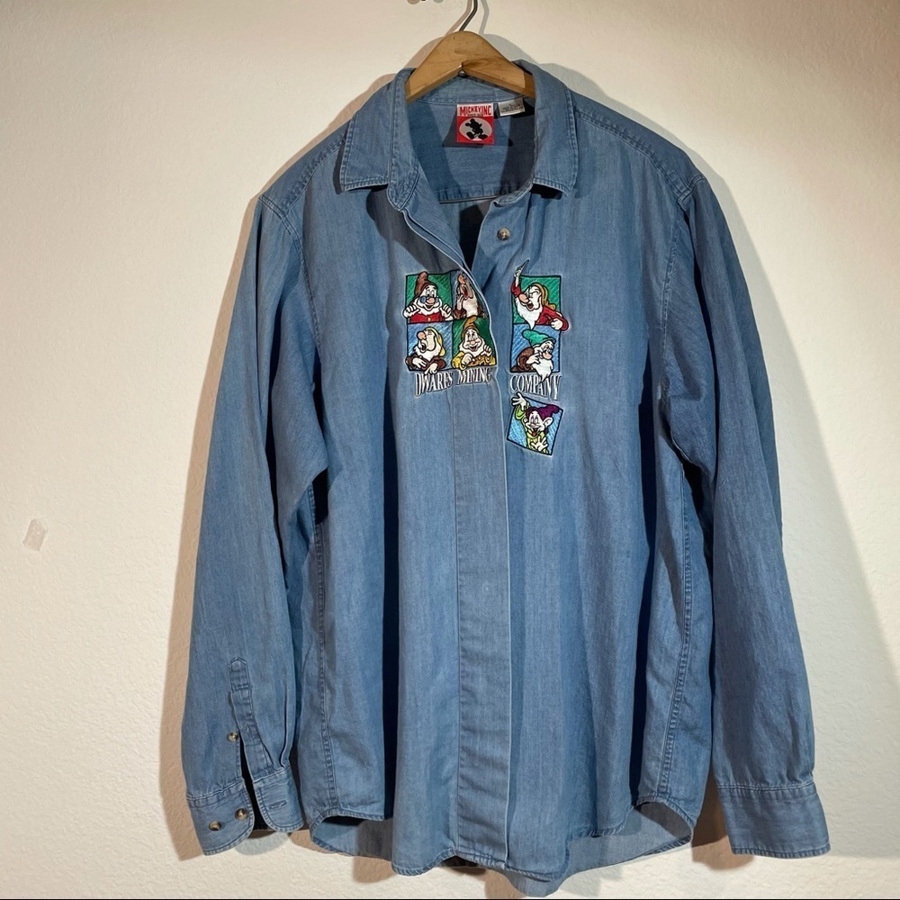 Mickey Inc. Disney Seven Dwarfs Button Down Shirt